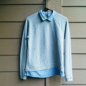 Colins collar shirt sweater size L